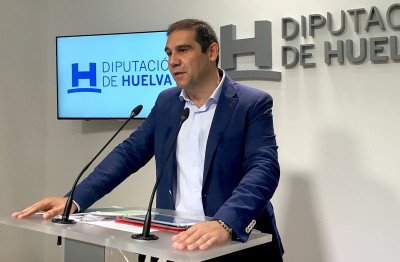 José Luis Ramos, alcalde de Jabug y portavoz del Grupo Socialista en la Diputación de Huelva,. 