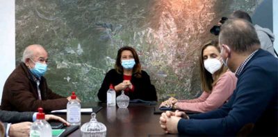 reunión de Crespo con los regantes de Almanzora
