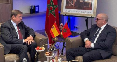 Luis Planas y Ahmed El Bouari.